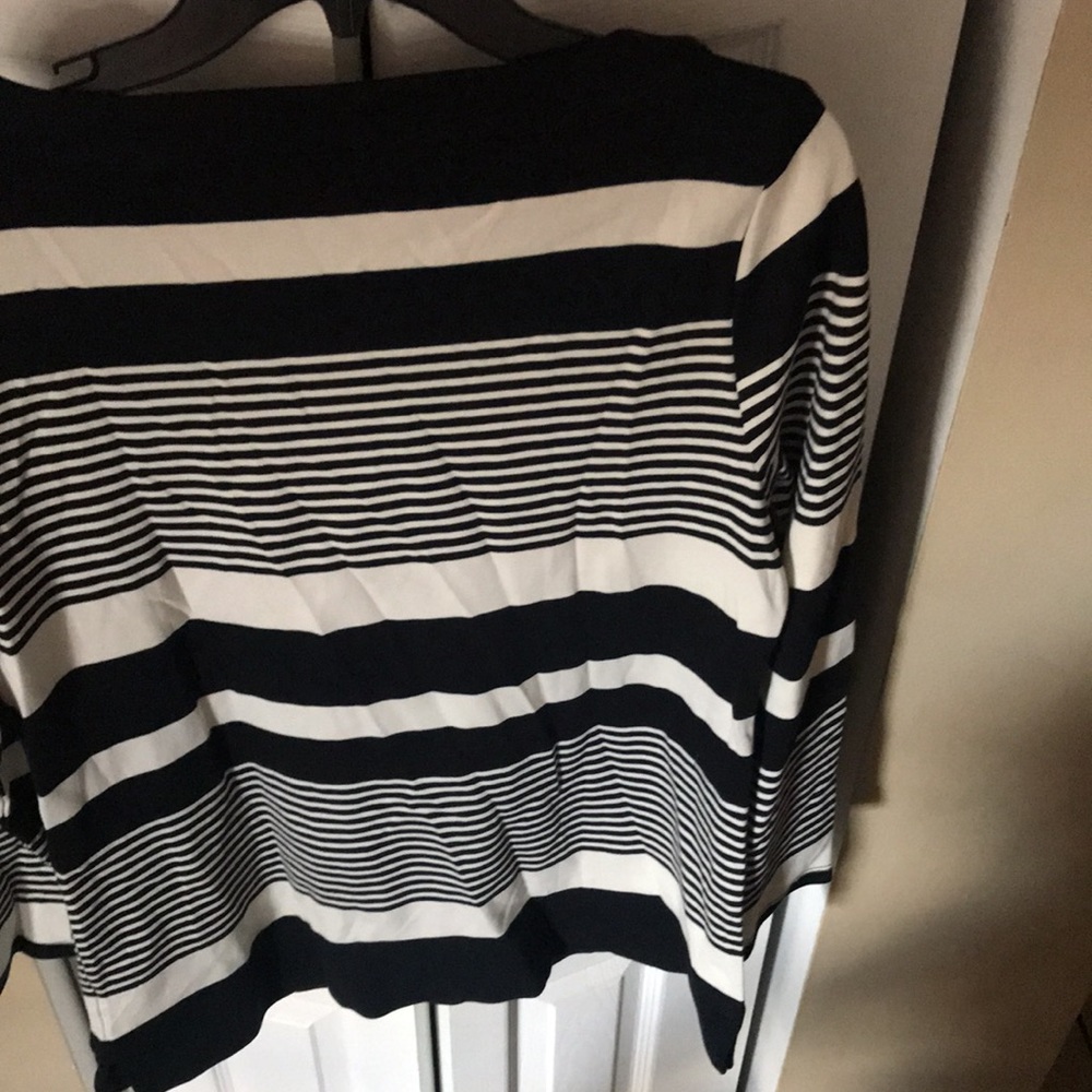 Talbots black stripes sweater - Picture 4 of 4